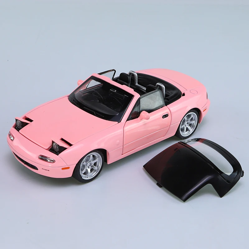 1:32 MX5 MX-5 RX7 pressofuso in lega modello di auto giocattolo suono e luce tirare indietro giocattolo per bambini da collezione regalo di compleanno