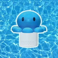 Eight-Claw Fish Pool Chlorine Float & Dispenser for 1 and 3inch Tablets - Suitable for Large/Small Pools, Hot Tubs, Spa Centers