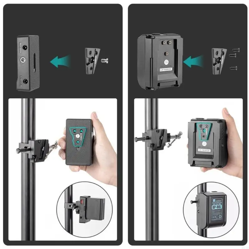 M17B v Mount Battery Connection Plate для быстрого выпуска для различных аксессуаров для камеры