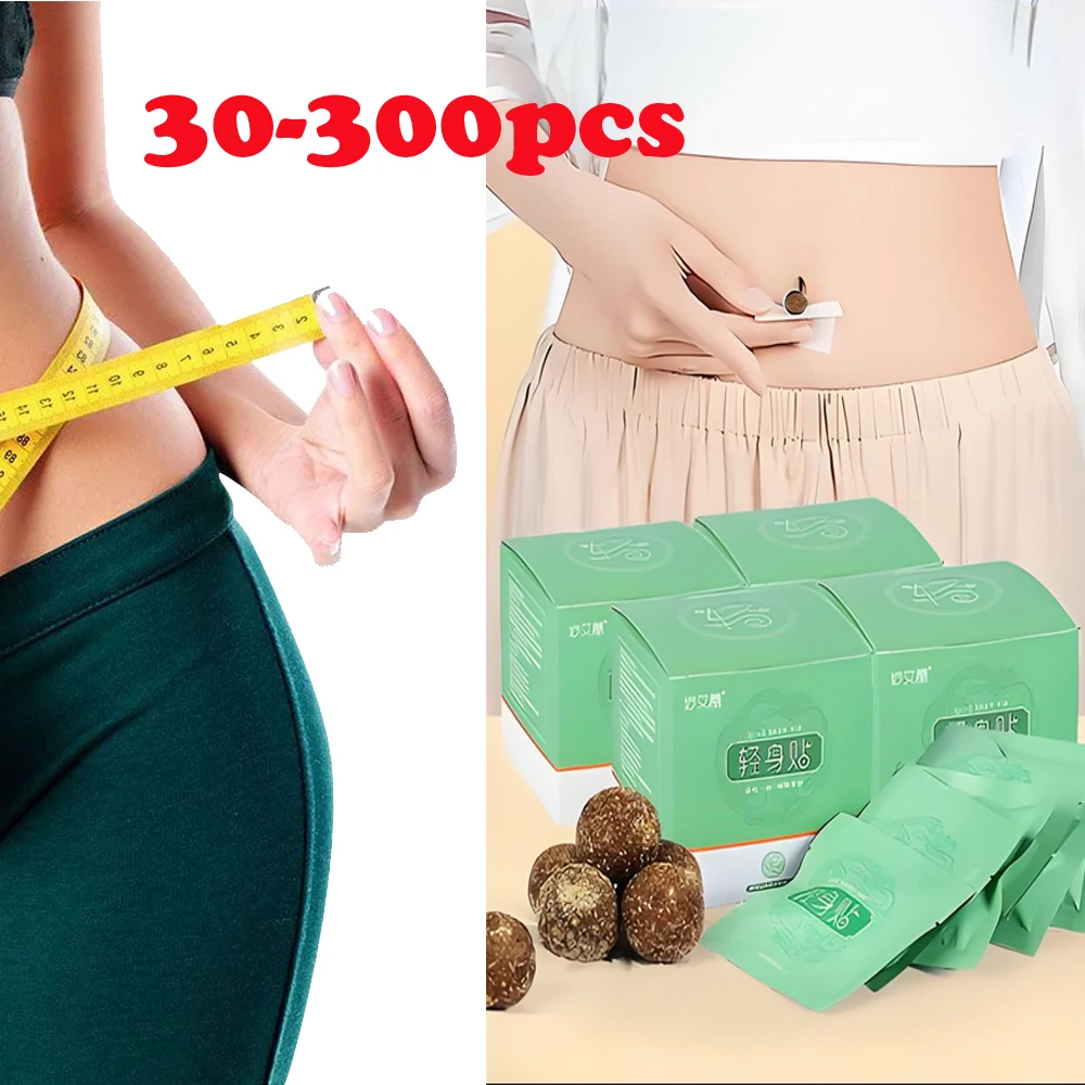 30-300pcs Weight Loss Sticker Magnetic Slim Fat Burning Slimming Slim Pads Detox Adhesive Sheet Belly Fat Burner Products