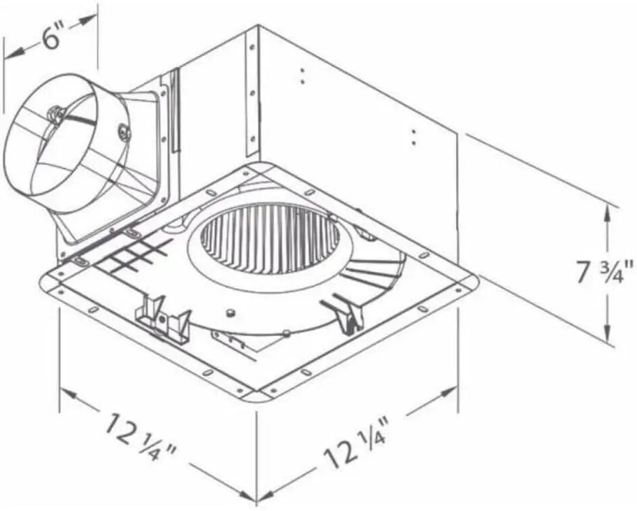 Breez PRO300 Pro Series 300 CFM Exhaust Bath Fan Energy Star