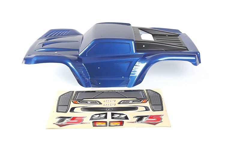 ROFUN T5 RC Car Body Shell Transparent Color PC Plastic with Sticker Upgrade Parts