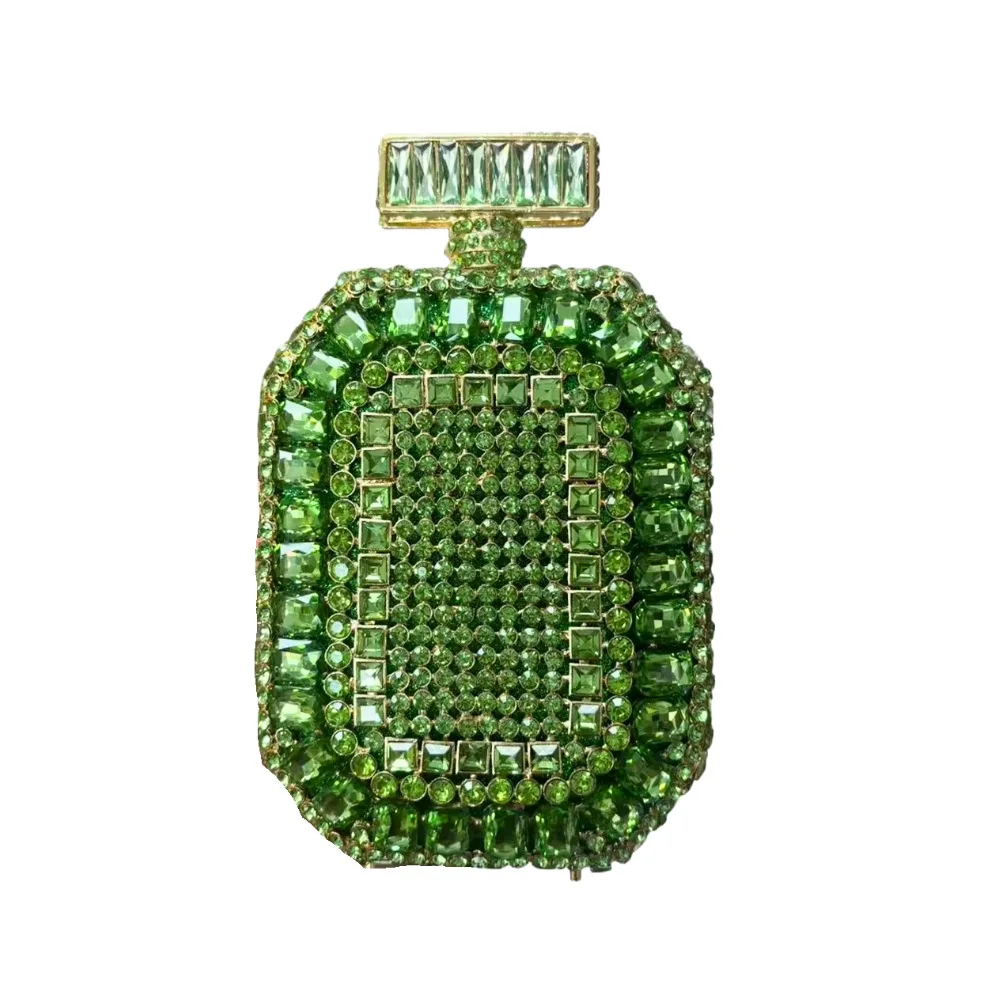 

Вечерняя сумка со стразами, флакон духов с бриллиантами, обеденная сумка, банкетная сумка, полая сумка с бриллиантами