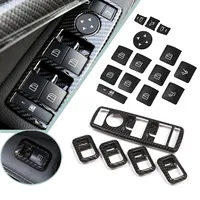 Car Window Switch Button Frame Cover Sticker For Mercedes Benz A B C E GLE GLA CLA GLK A180 A250 B180 B250 E200 E350 GLE350