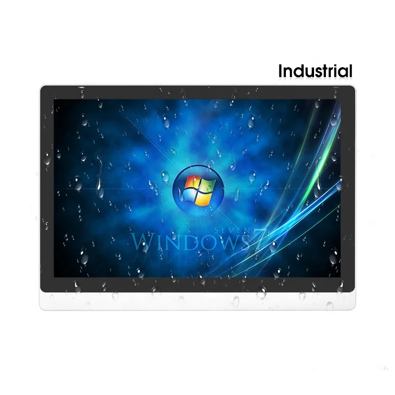 MS17.3 "لوحة الكمبيوتر WIN7 شاشة تعمل باللمس اللوحي كشك صناعة الكمبيوتر شاشة Lcd عرض كمبيوتر صغير الكل في واحد Embed Vesa رباعية النواة