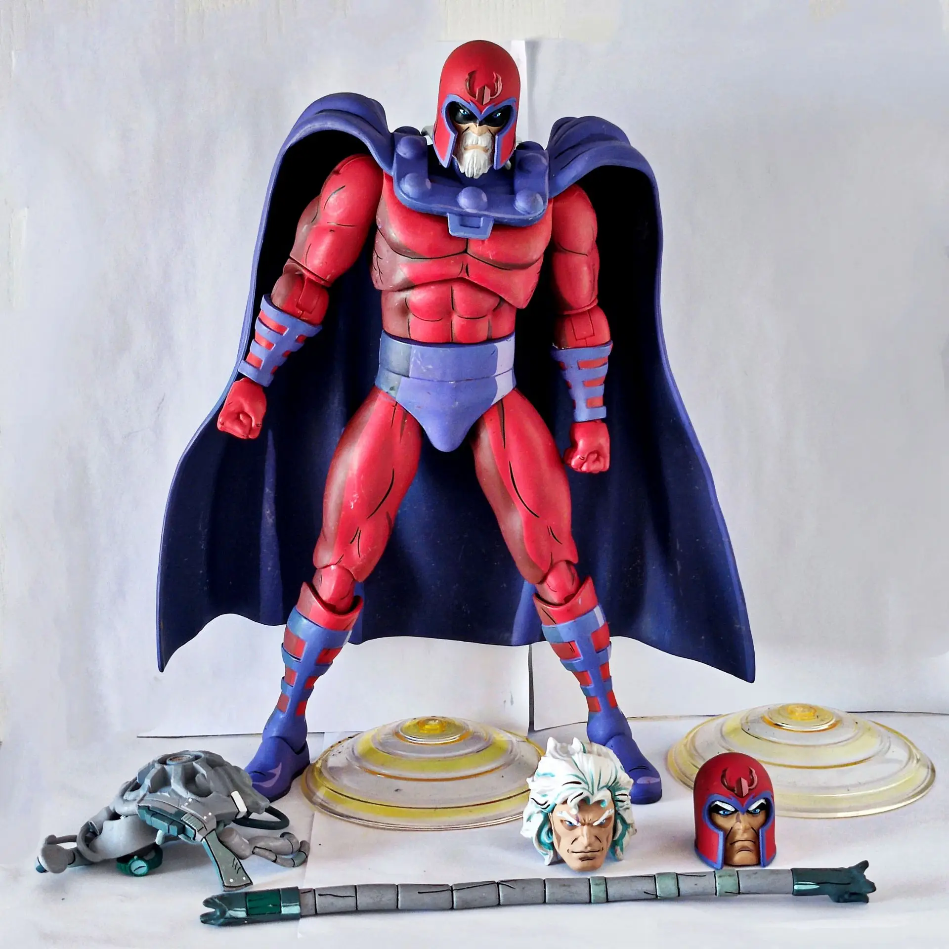 Mondo X-Men The Animated Series Magneto Unvollständiges Zubehör 1/6 Maßstab 12" Lose Actionfigur