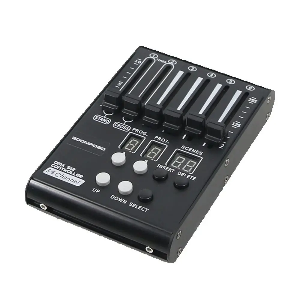 Nuovo Mini Stage Lighting Effect DJ Controller Disco Light Dmx Controller Led Stage Light 54ch Console DJ alimentata da Power Bank