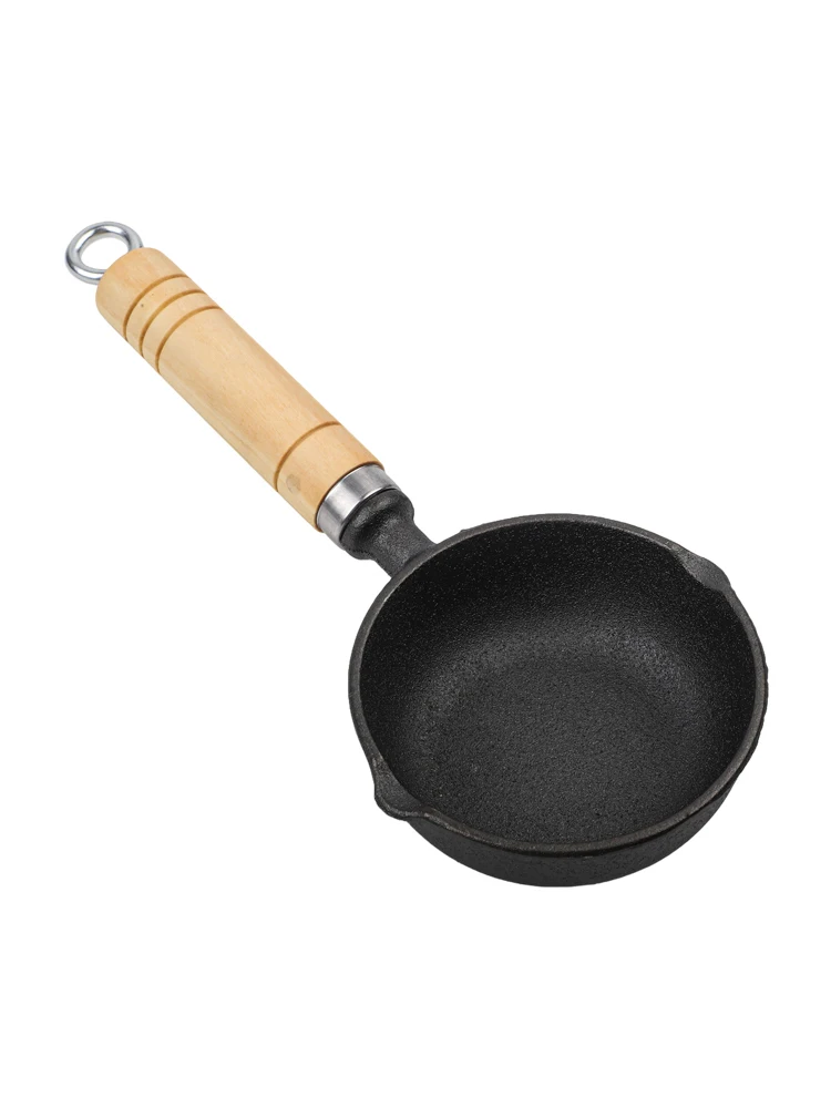 Great For Breakfast Non-stick Grill Pan Utensil Black High Temperature Resistance Long-lasting Kitchen Performance For Breakfast