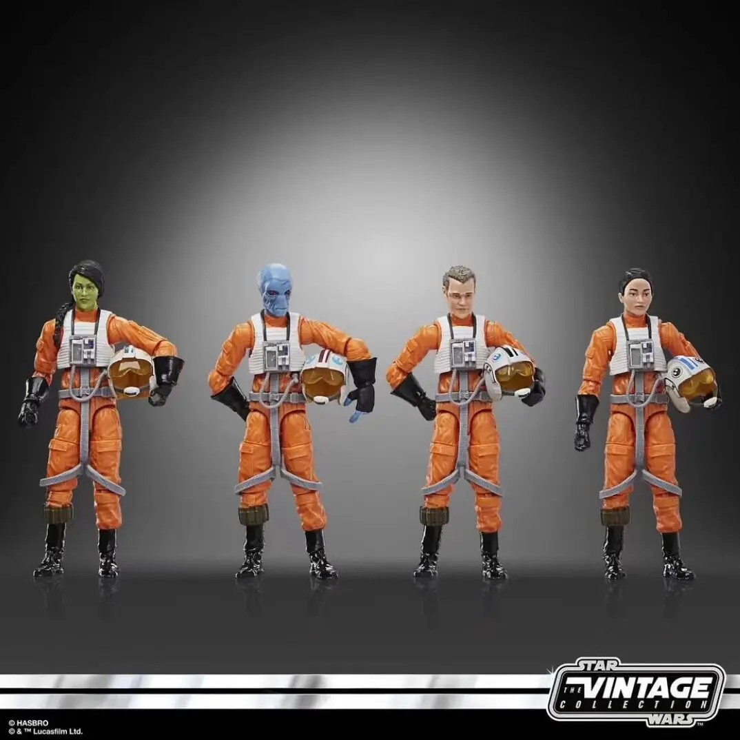3.75-Inch Star Wars The Vintage Collection 4-Person Set Action Figures The Mandalorian Figure Collectible Model Birthday Gift - view 5