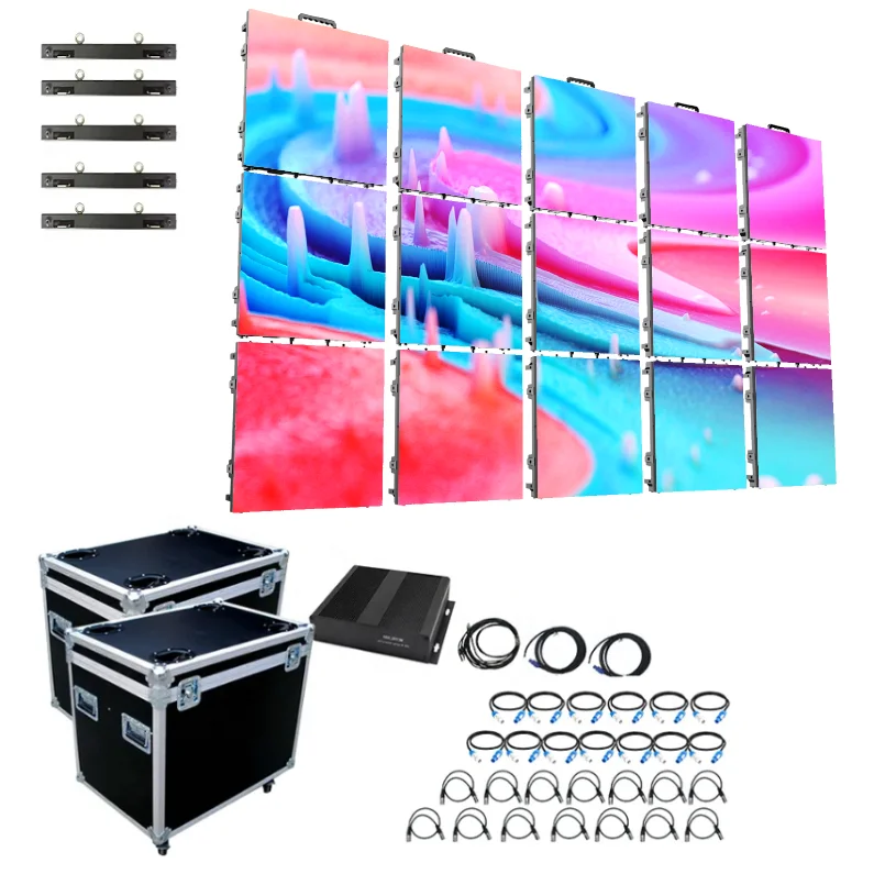 Buitenpodium LED-scherm Kerkgebeurtenis Videomuur Concert Achtergrondweergavescherm Indoor gigantisch huurscherm