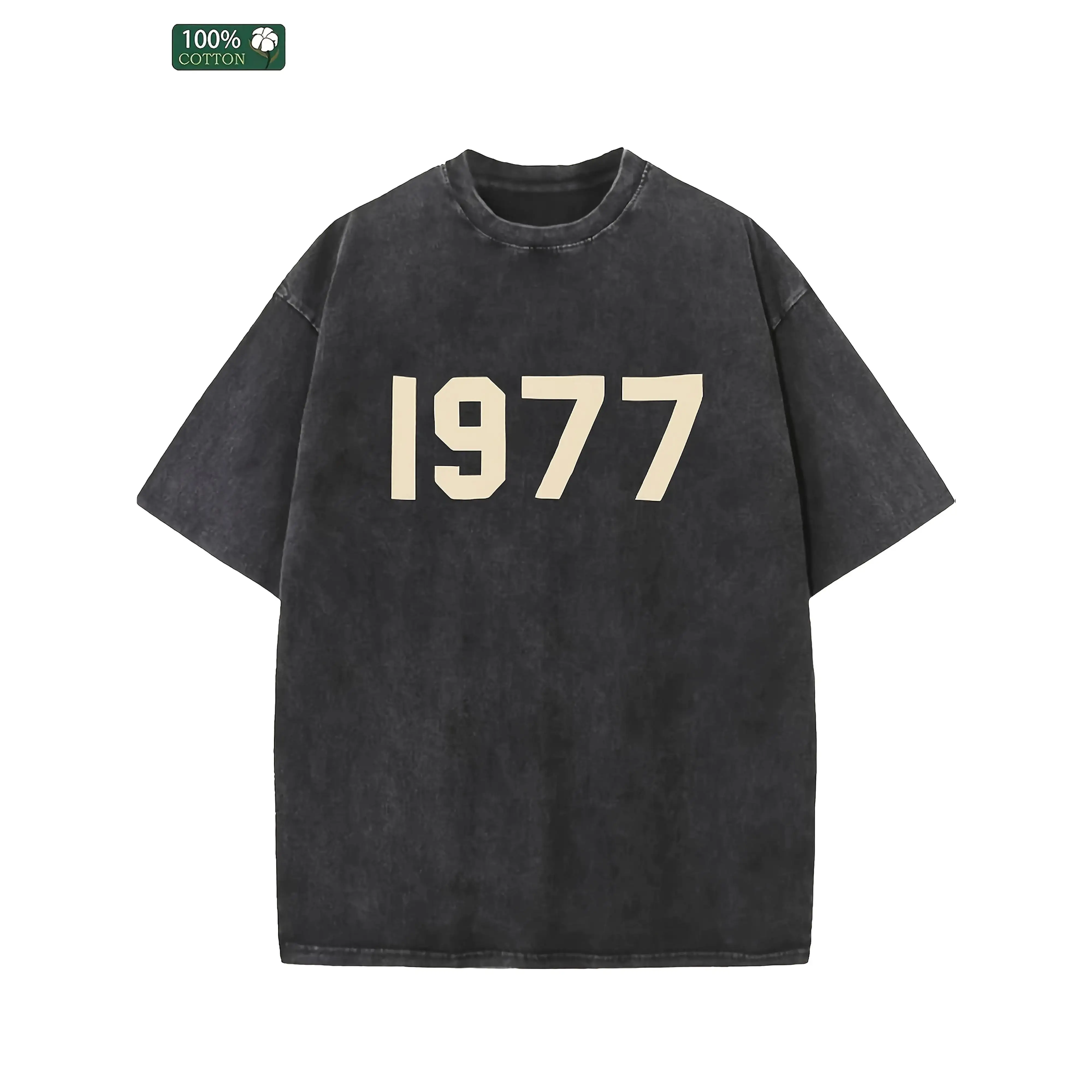 

Vintage 1977 T-Shirt Unisex Washed Retro Graphic Tee Birthday Gift Born In 1977 Aged To Perfection Cotton Top