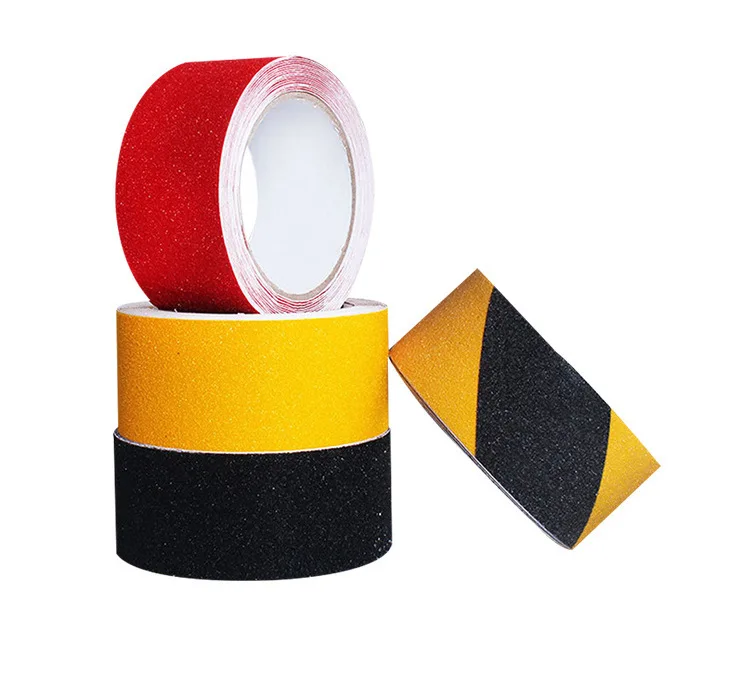 Durable Anti Slip Tape Waterproof Stair Tread Safety Grip Adhesive Abrasive Floor Strip For Indoor Outdoor Garden Shop Security