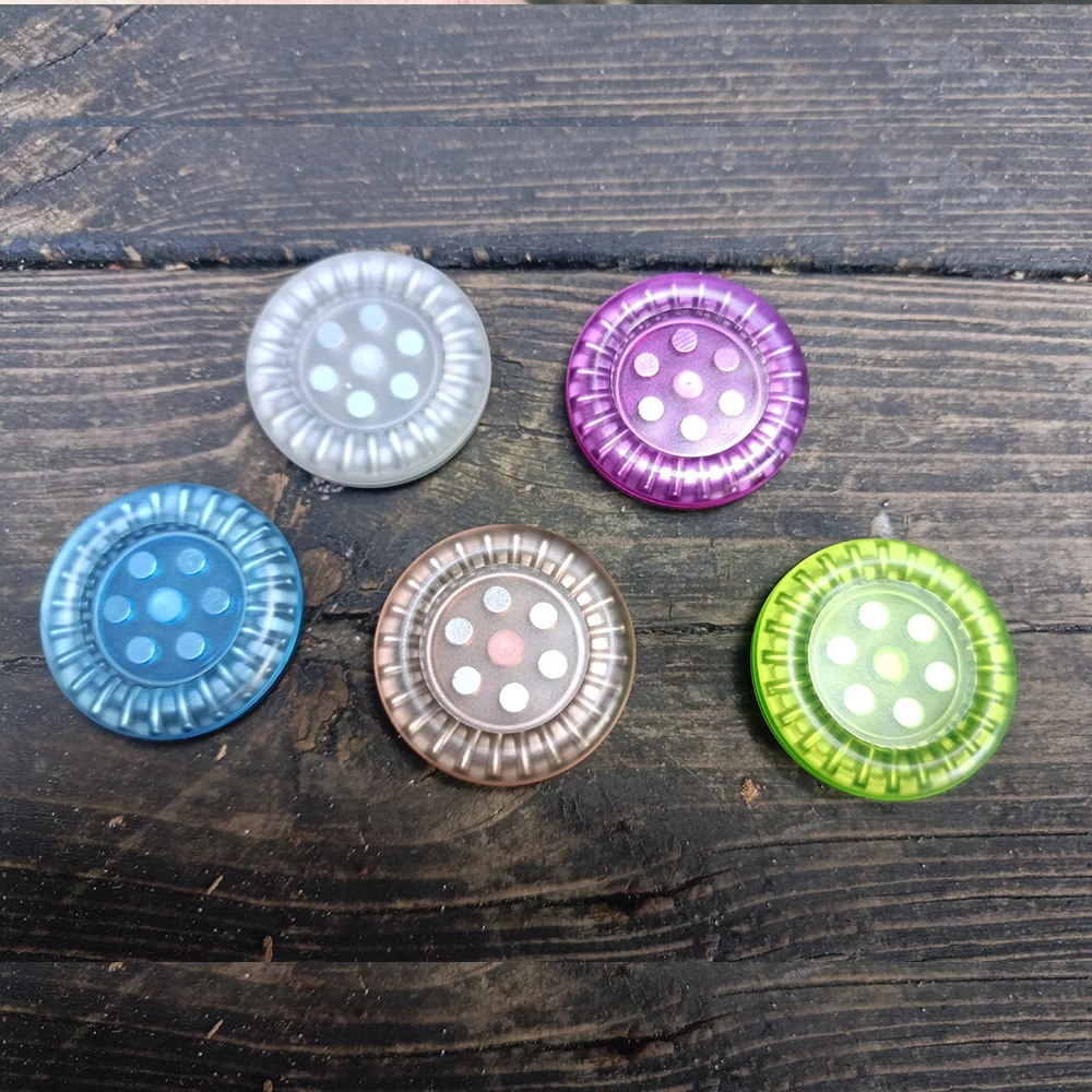 Fidget spinner coloré en matériau PEI, jouet sensoriel pour adultes EDC (transport quotidien), jouet anti-stress pour enfants autistes,