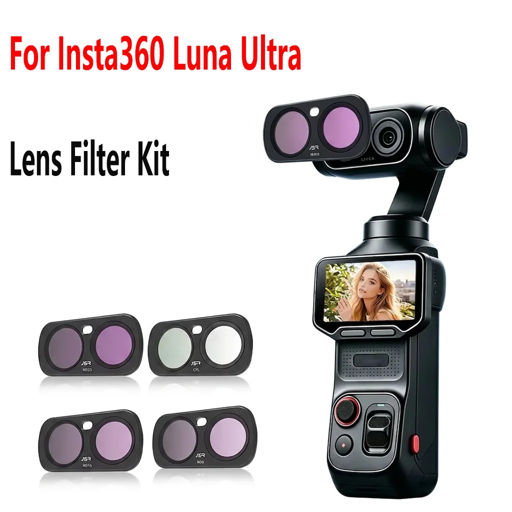 Objektivfilter für Insta360 Luna Ultra UV CPL ND8/16/32/64 NIGHT STAR Magnetisches Objektivfilter-Set für Insta360 Luna Ultra Zubehör