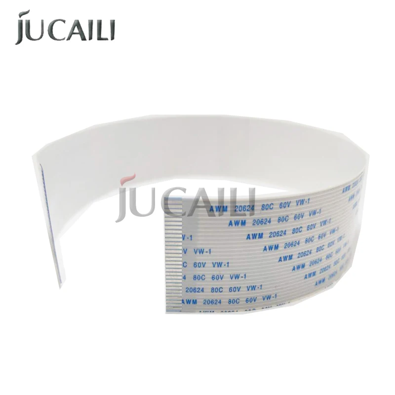 Jucaili 10 buah 29P 400mm FFC kabel kepala datar untuk Epson XP600 TX800 Printhead untuk pelarut UV Flatbed Printer 29pin