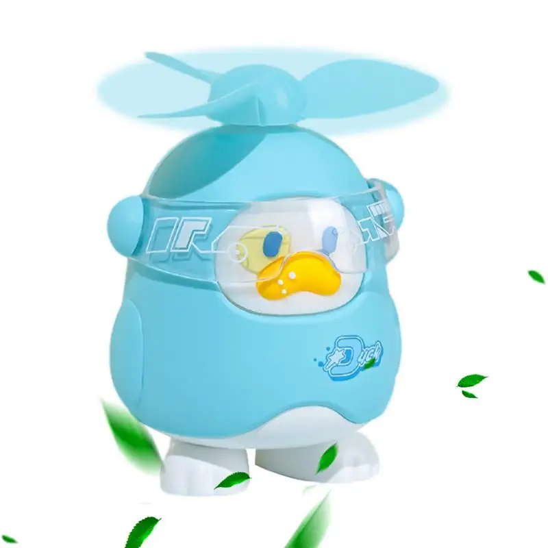 Mini Portable Hand Fan Cute Small Duck Handheld Fan Pocket Fan Portable With Lanyard Cute Small Fan Battery Operated Fan Powered