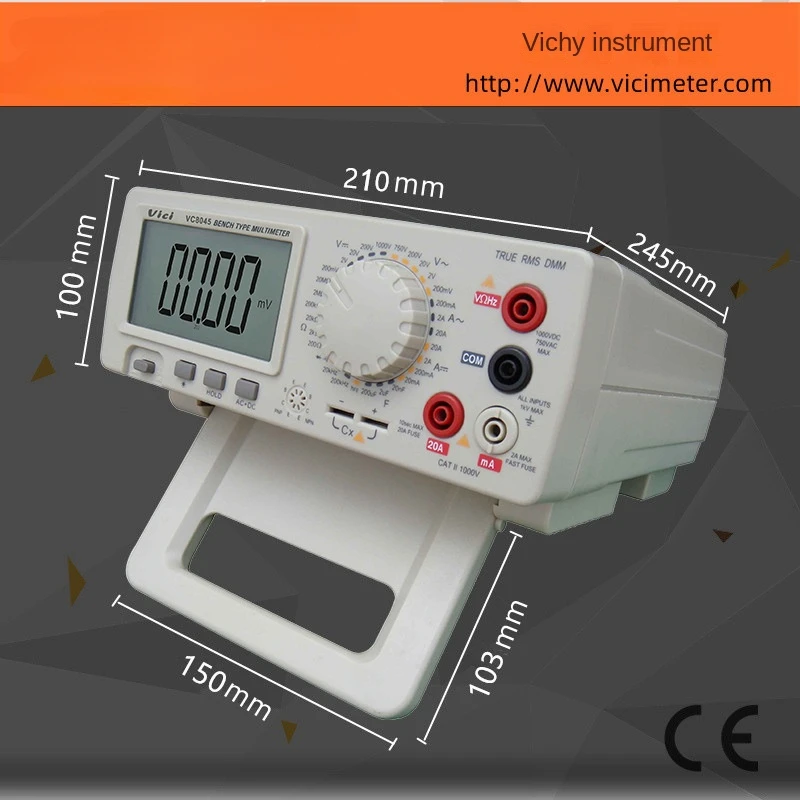 VC8145 VC8045 4 7/8 DMM Digital Bench Top Multimeter True RMS 80000 Counts Tester Auto Range Multimetro Voltmeter Ohmmeter