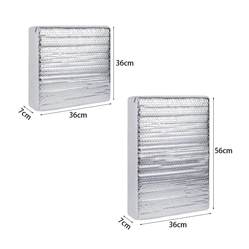 Parasol aislante para techo de autocaravana, bloque de película de aluminio, UV, reflectante, accesorios de ventilación para RV, 1 unidad