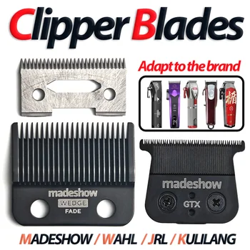 Madeshow KULILANG M5F M10 R66 R77F Original Ultra Fino Fade Lâmina Máquina de cortar cabelo Cortador de cunha Cabeça Aparador Acessório de substituição