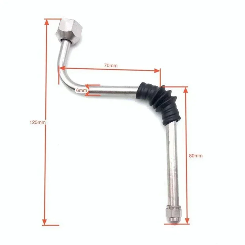 1pc Tubo A Vapore Kit di Conversione Tubo Bacchetta 1/4 Pollici In Acciaio Inox Per Delonghi EC680/EC685/EC780/EC785 Aggiornamento Pezzi di Ricambio