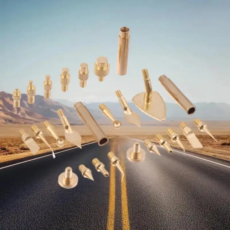 Инструмент для паяльника 3D-принтера: железное жало 7/9/10 шт., латунная резьба M2 M3 M4 M5 M6 M8, гайка с тепловой вставкой