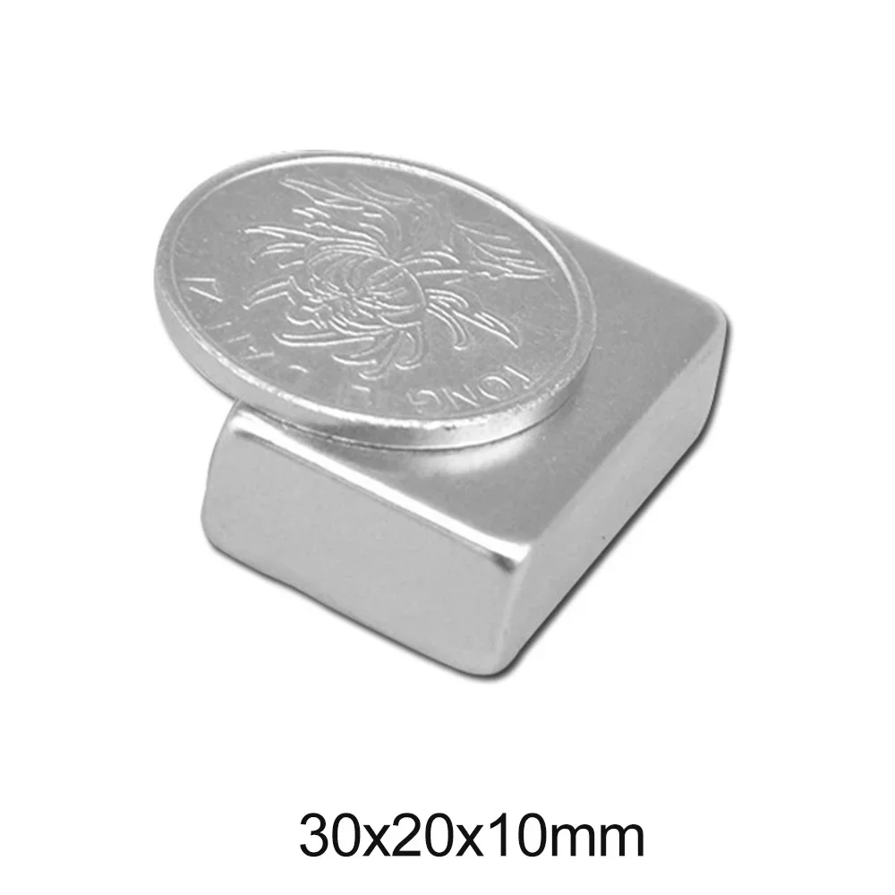 30x20x10 Strong Quadrate Magnet 30mm*20mm*10mm For Home Refrigerators, Offices DIY 30x20x10mm Block Rare Earth Magnets 30*20*10