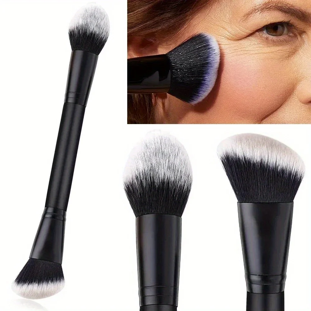 Make-up Pinsel Doppelseitige Kontur Pinsel Sculpting Foundation Concealer Pulver Rouge Pinsel Flüssigkeit Creme Frauen Kosmetische Werkzeug