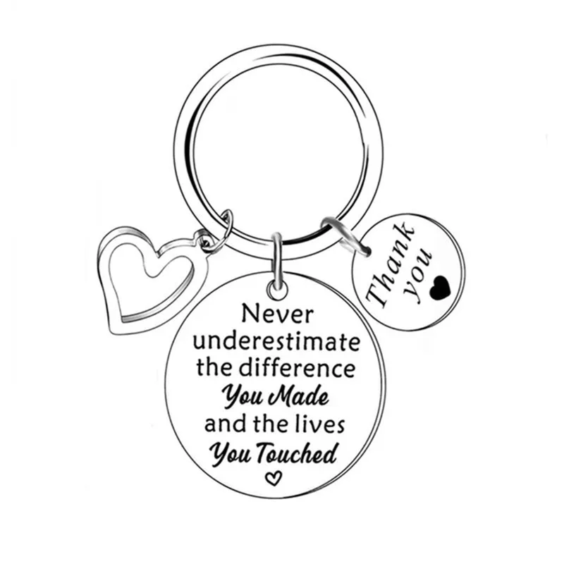 New Thanksgiving Inspirational Festival Gift for Women Colleagues Teachers Teachers' Day Keychain Gift Wholesale