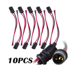 W5W T10 Light Bulb Socket Holder 10Pcs Fit for Cars Trucks Boats Soft Rubber Light Bulb Socket Lamp Holder Connector