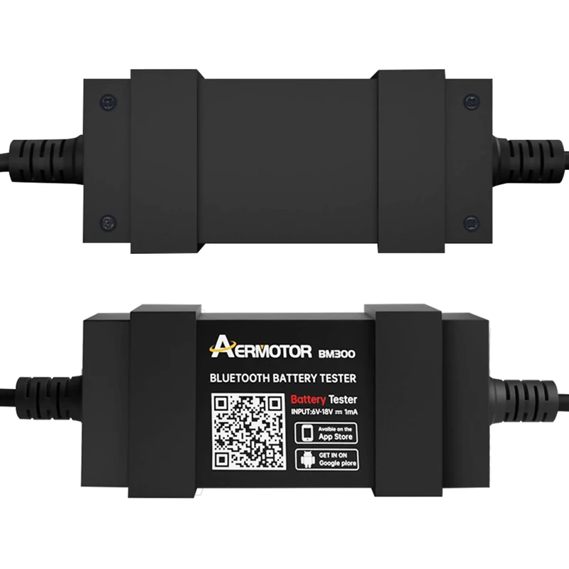 AERmotor bezprzewodowy monitorowanie baterii Bluetooth y BM300 6 ~ 18V akumulator samochodowy analizator bateria uniwersalna monitorowanie baterii