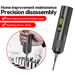 Portable Mini Electric Screwdriver Smart Cordless Automatic Screwdriver Multi-function Bits Portable Power Tools Set With Bits