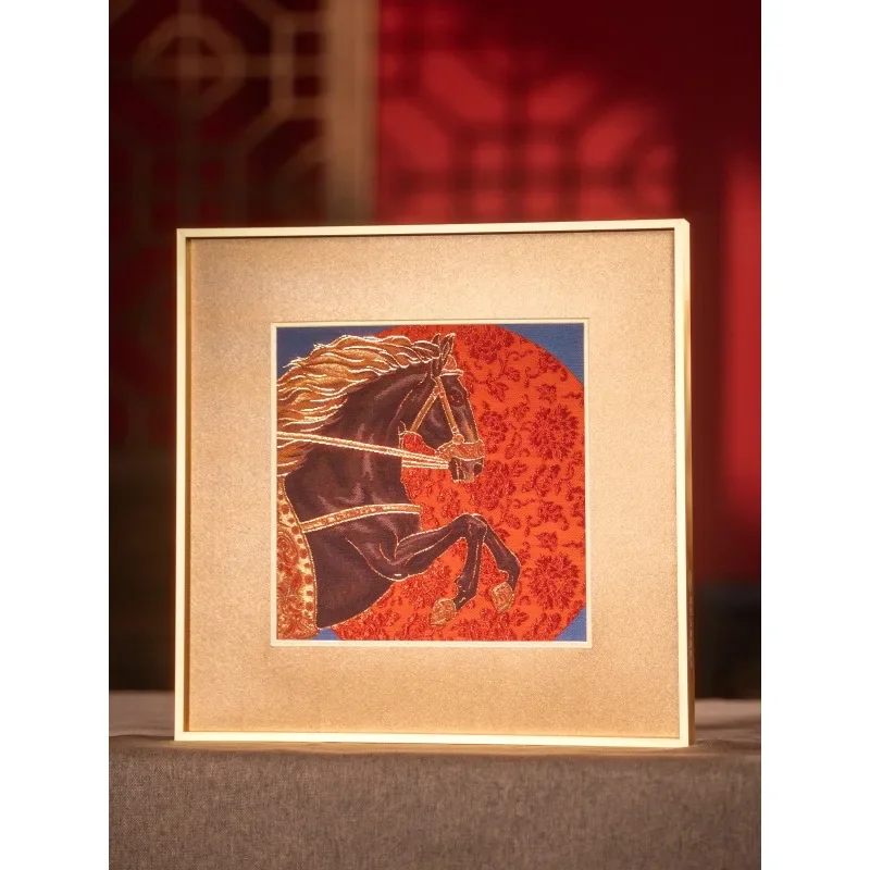 Institute Cema paintings, intangible cultural heritage craft decorative paintings business souvenir box
