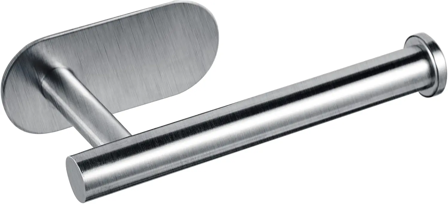 

Самоклеящийся держатель для туалетной бумаги — вешалка для рулонов салфеток без сверления, нержавеющая сталь 304, нержавеющая сталь для ванной комнаты, кухни и туалета