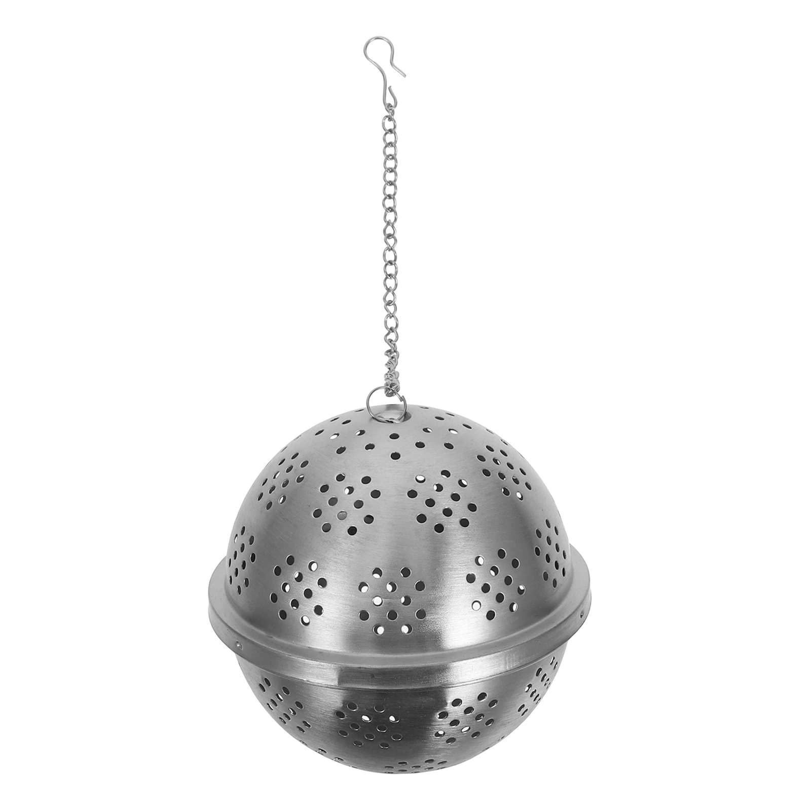 

Tea Strainer Ball Stainless Steel Mesh Filter For Tea Leaves Infuser With Chain Hook Kitchen Bar Tools Seasoning Strainer
