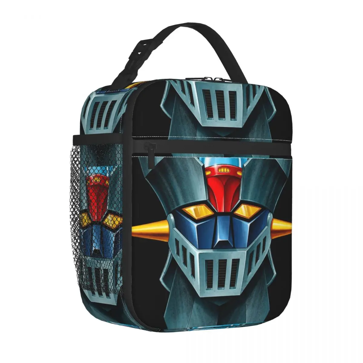 

Mazinger Z Insulated Lunch Bags Thermal Bag Meal Container Ufo Robot Grendizer Goldrake Tote Lunch Box Food Storage Bags Outdoor