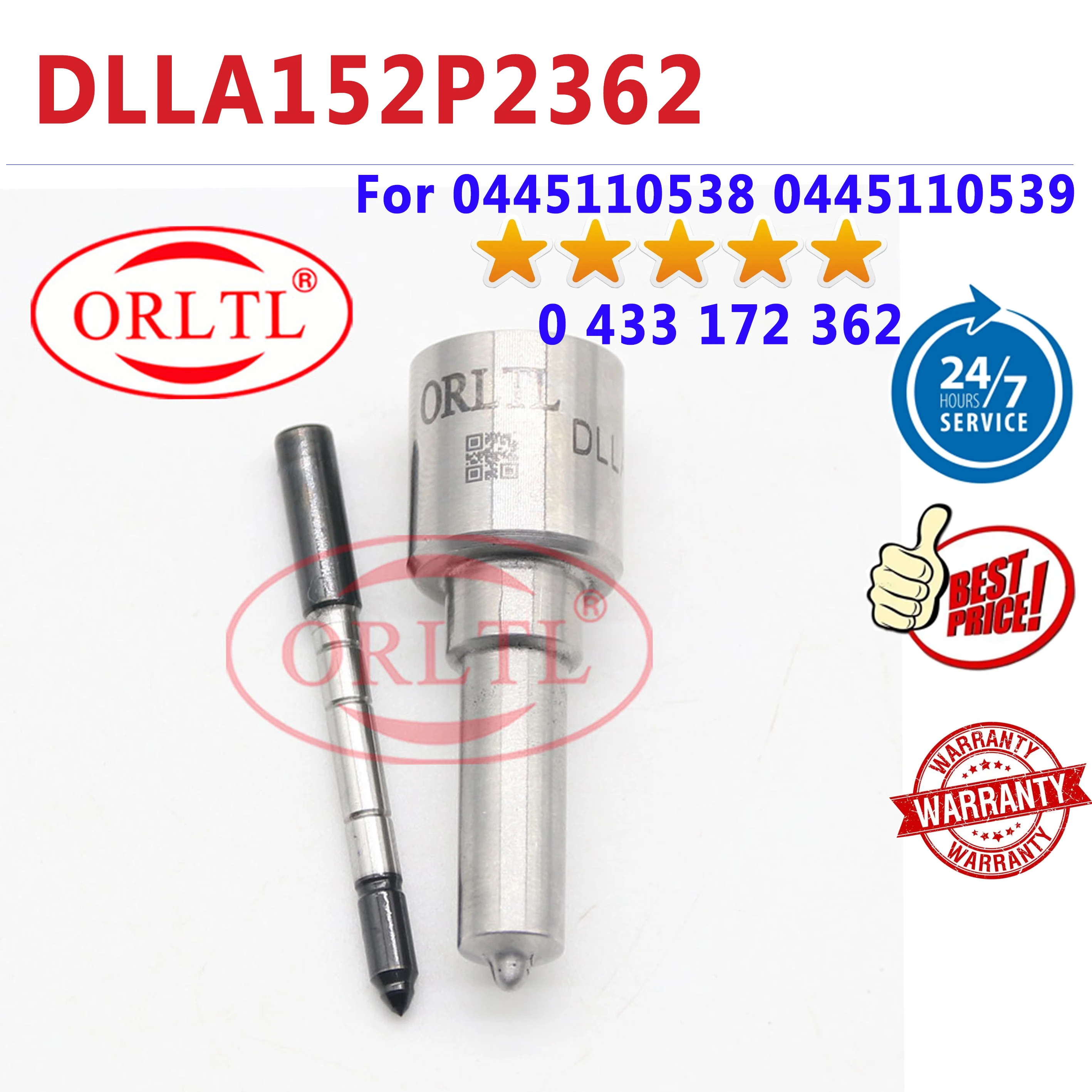 

Авто DLLA152P2362 Новый DLLA 152P2362 дизельный инжектор сопла DLLA152 P2362 комплект сопел 0433172362 для 0445110538 0445110539