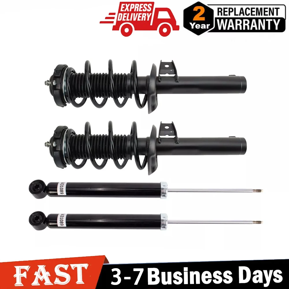 For 15-18 Audi Q3 Q3 Quattro Front and Rear Complete Strut & Shock Absorber Kit