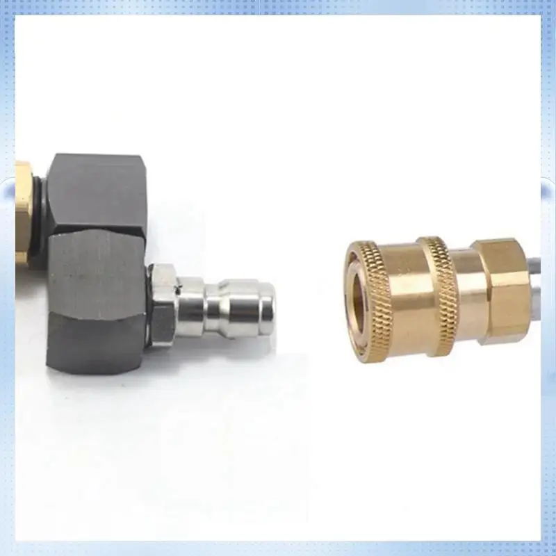 NEU – Hochdruck-Reinigungsmaschine mit 360° °   Winkeldüse und 1/4 Schnellstecker mit rotierender Einstellung