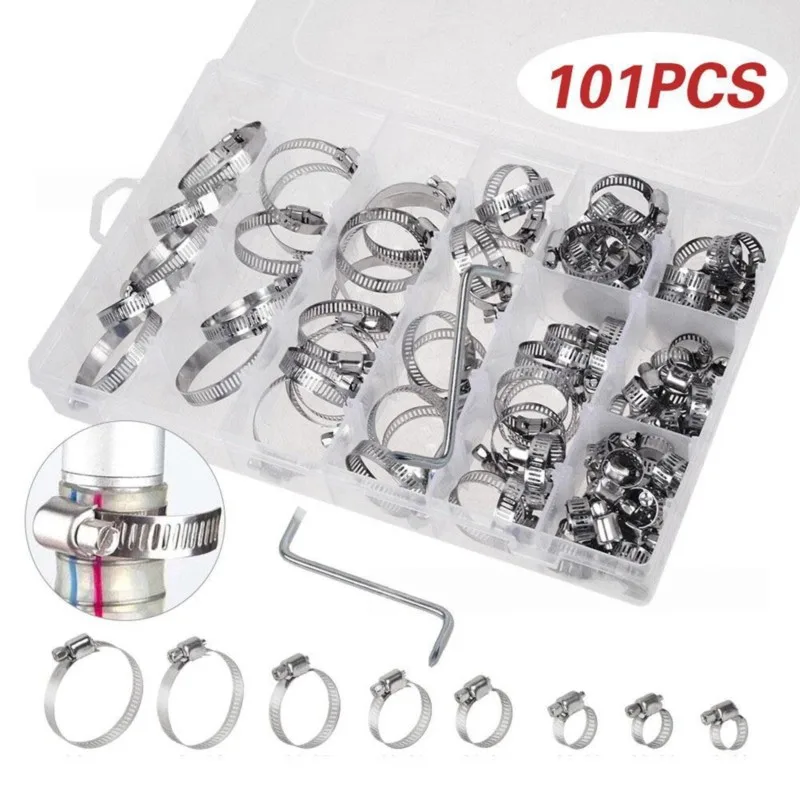 ABGH-For Industrial Plumbing And Automotive Application Hose Clamps Stainless Steel Worm Drive Tube Clips