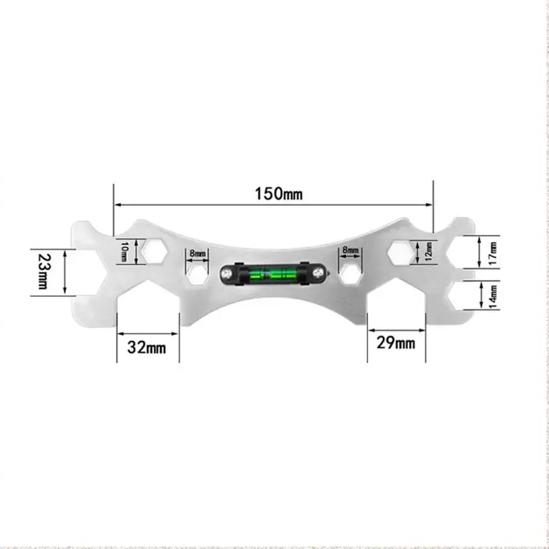 Stainless Steel Hot And Cold Water Pipe Leveler With Bubble Level Indicator,Tools, Faucet/Shower/Water Heater/Pipe Leveling Tool