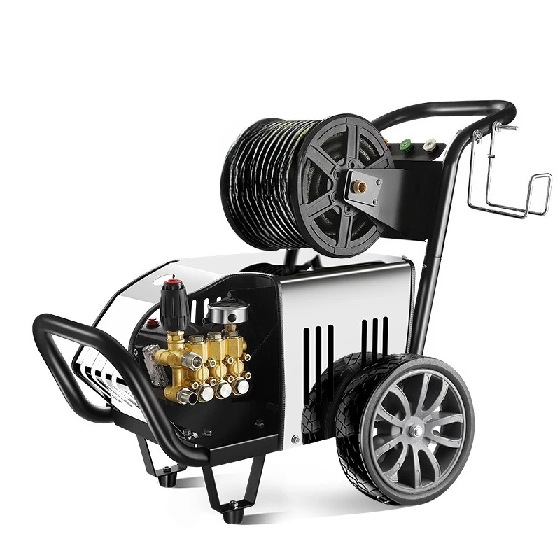 

220V automatic water gun brush pump car wash cleaning machine Commercial breeding Industrial car wash shop high pressure washing