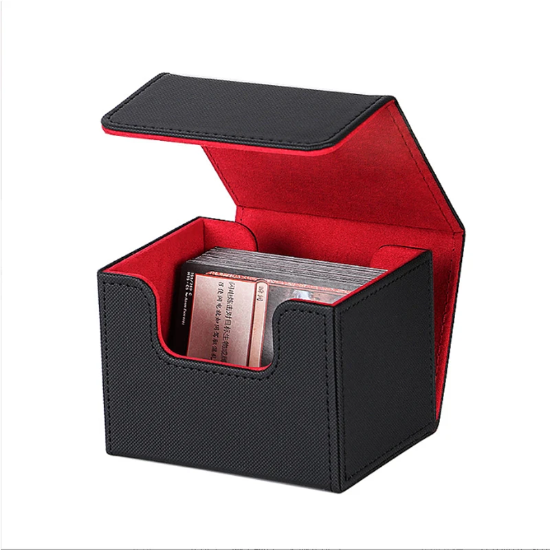 Hot Trading Card Deck Box Holder Large MTG Card Organizer Storage Collectible Game Card Cases Protectors Container