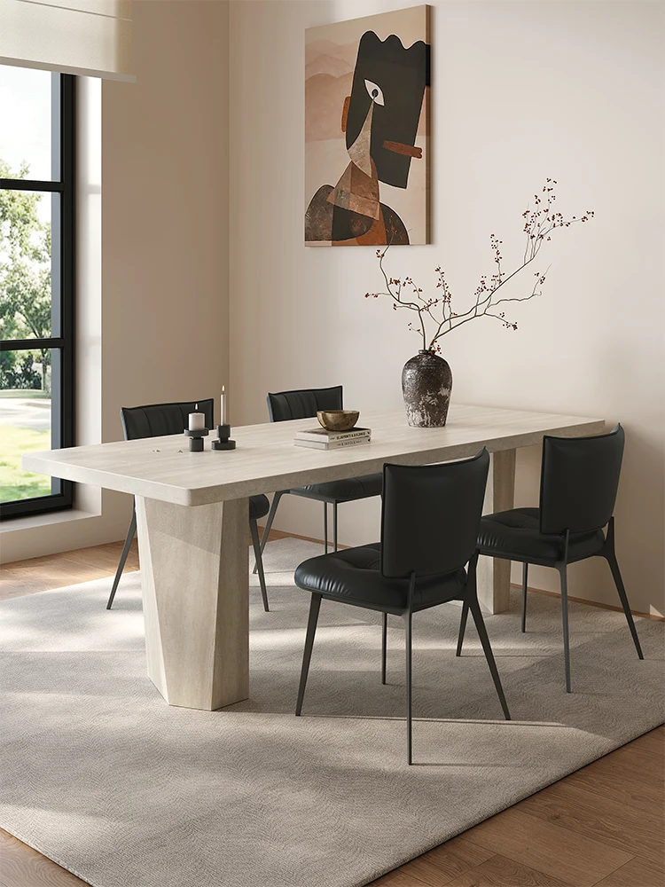 LH modern simple rock slab dining table household small apartment eating table dining table