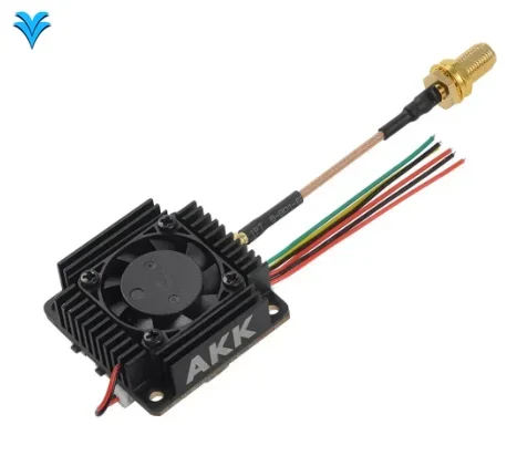 AKK Ultra Long Range 5.8Ghz 3000mW 3W Up to 10Km VTX with Fan MIC Smartaudio 30.5*30.5mm For RC FPV Drone Airplane