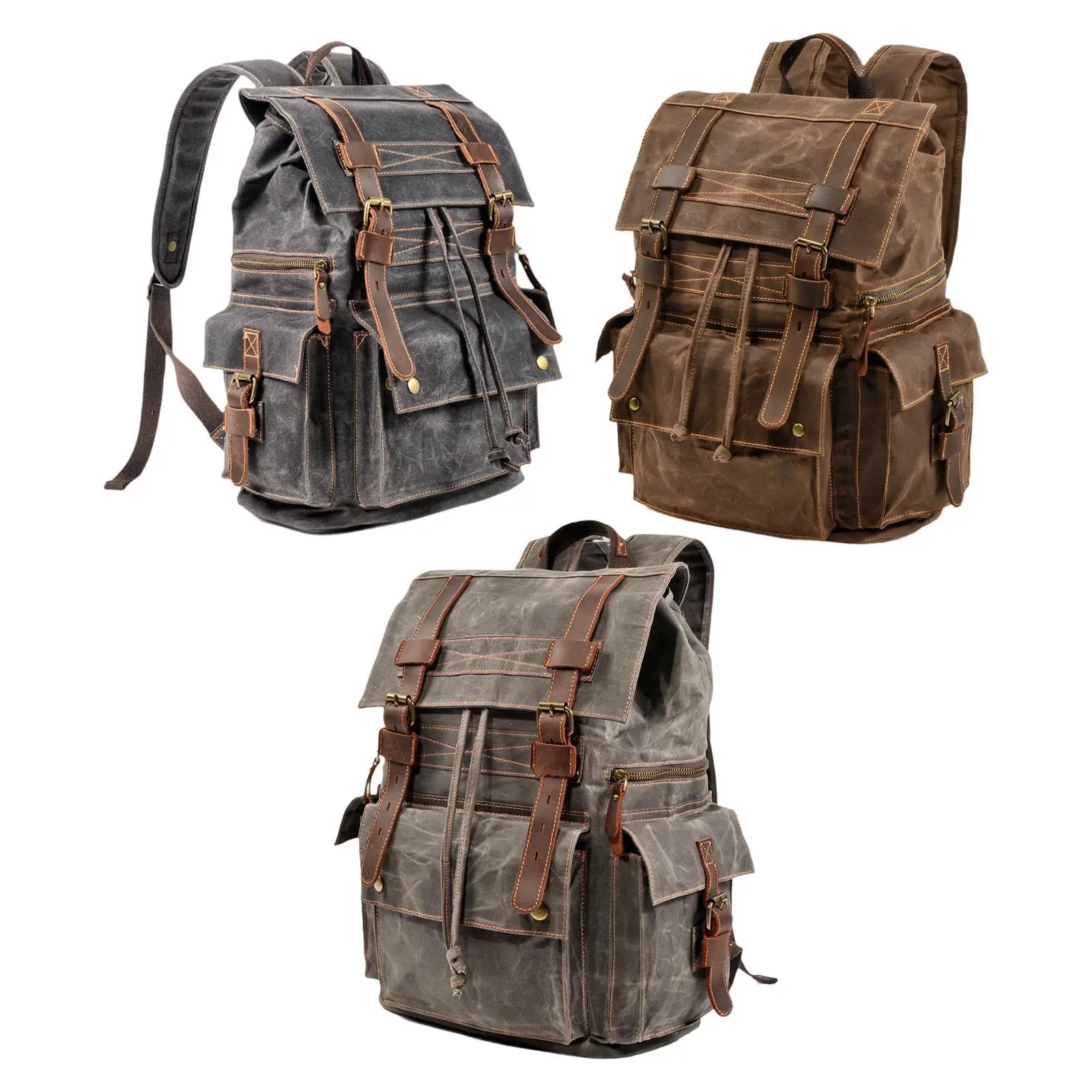 

Men's Backpack Casual Fashion Stylish Comfortable Portable Daypack Laptop Backpack for Backpacking Street Office Travel Fishing