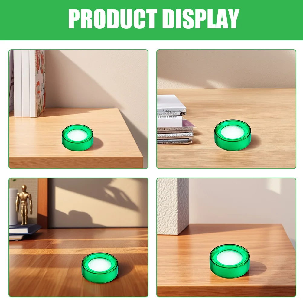 2 Buah Spons Pelembab Jari untuk Menghitung Uang dengan Cepat, Alas Plastik, Pegangan Anti Selip, Penyemprot Uang, Perlengkapan Kantor