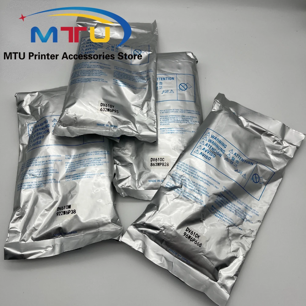 

1Bag DV610 1100g/Bag CMYK Iron Powder Developer for Konica Minolta Bizhub C6500 C6000 C7000 C5501 C6501 DV-610 DV 610