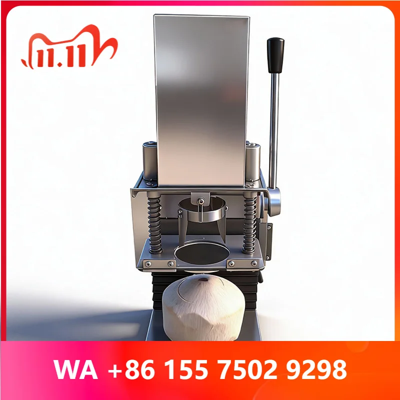 6CM Opening Young Coconut Shelling Tool, Commercial Coconut Cutter Opener for Extracting Coconut Water