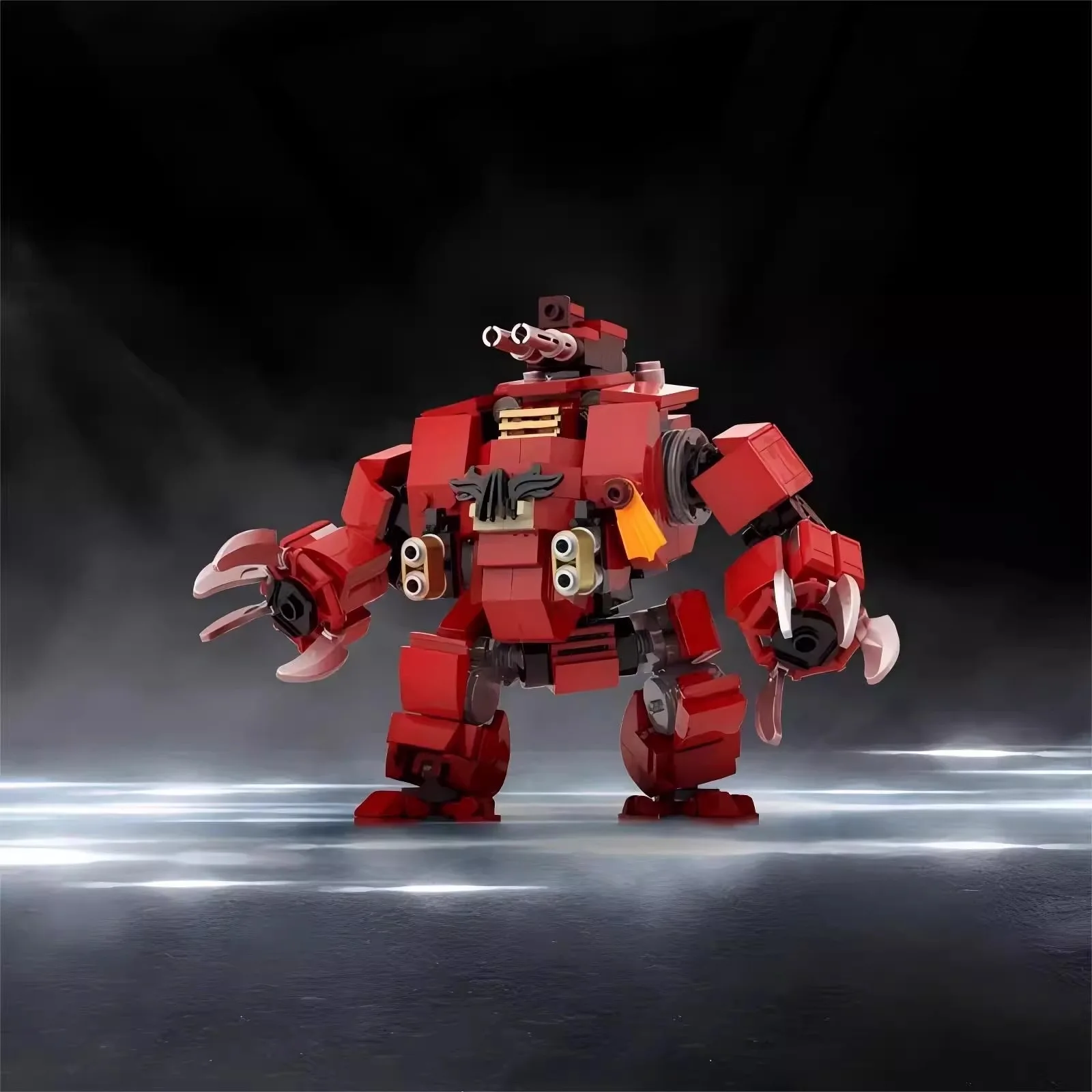 MOC-175634 Ballistus Dreadnought Mecha Warrior Model Building Blocks Battle Robot Puzzle Bricks Assemble Toys Creative Kids Gift