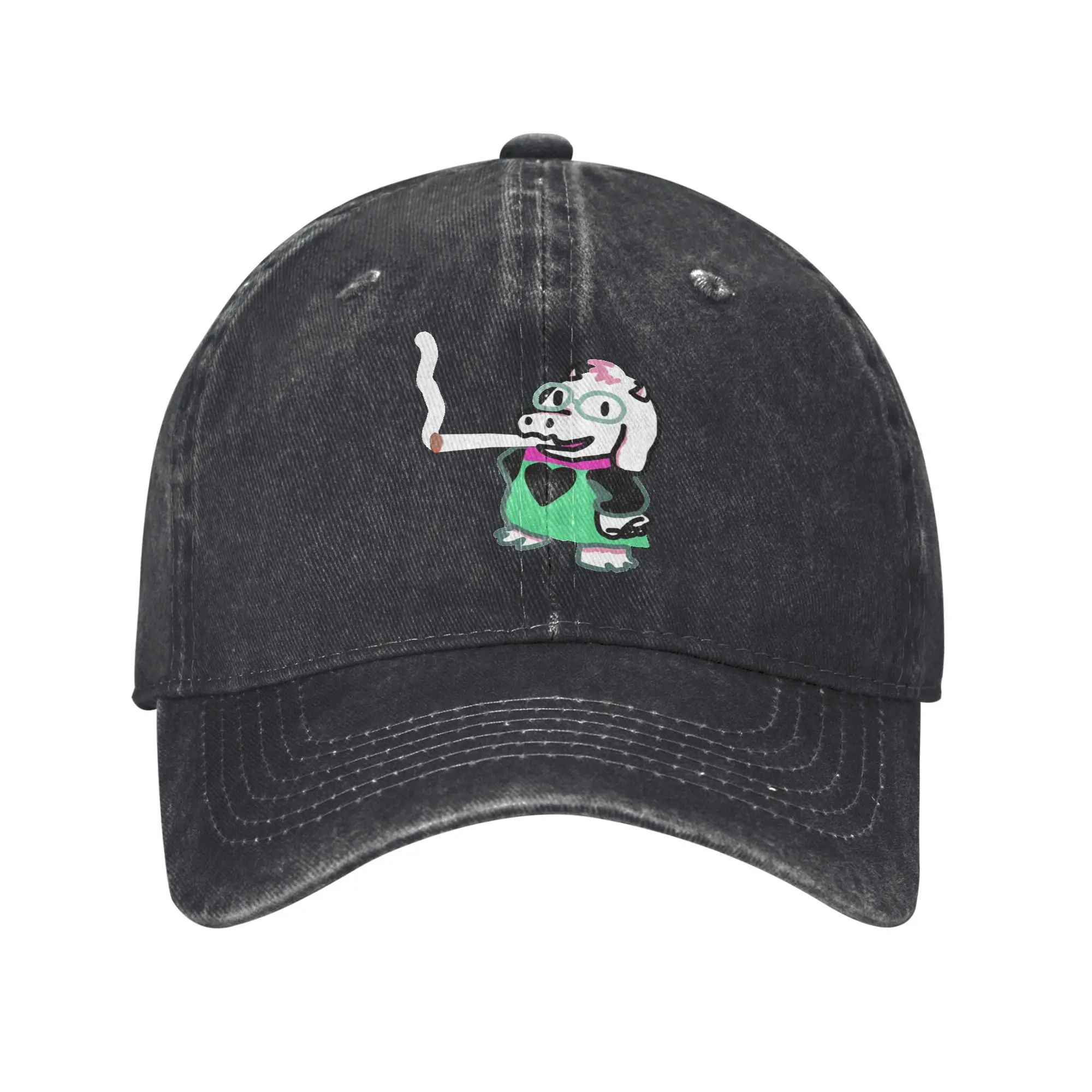 

Модные бейсболки Ralsei Blunt Deltarune Spamton для мужчин и женщин, хлопковая шляпа Snapback, мягкие кепки для путешествий на открытом воздухе, шляпа